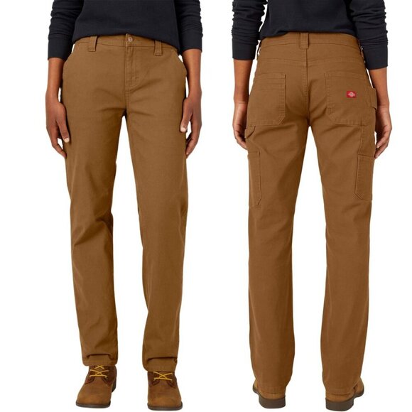 🐈Dickies Flex Relaxed Straight Fit Duck Carpenter Pants 10 - Picture 1 of 14